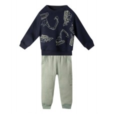 NEK KIDS WEAR 141825-2 ΠΑΙΔΙΚΟ ΣΕΤ ΦΟΡΜΑΣ ΓΙΑ ΑΓΟΡΙ ΜΑΡΕΝ-ΓΚΡΙΖΟΠΡΑΣΙΝΟ